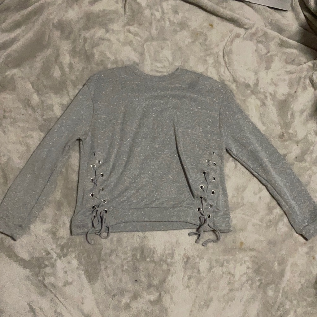Cropped Gray Pullover